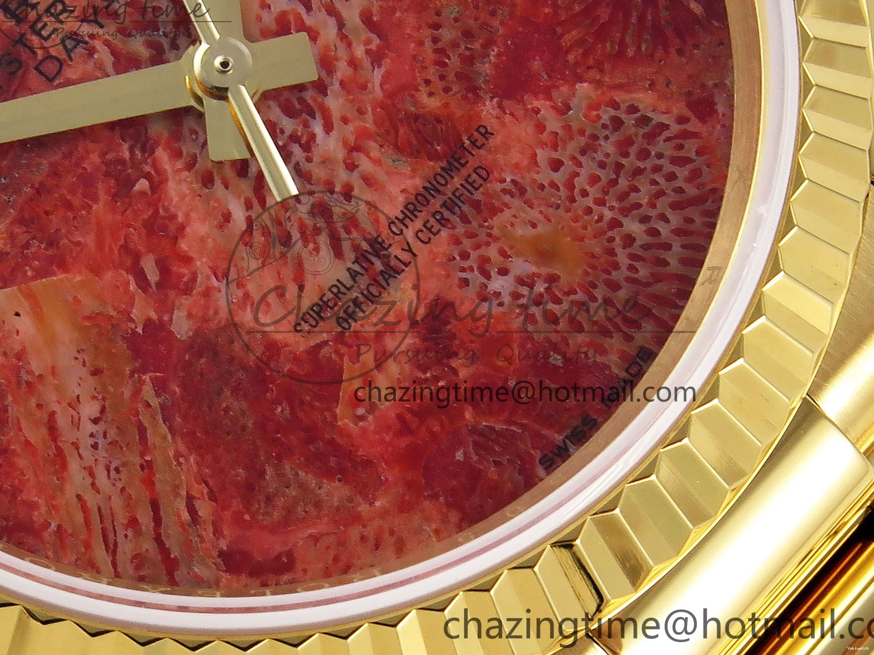 Bracelet RAF Dial Edition YG Best on A2836 Rock Date YG 36 Day 0122